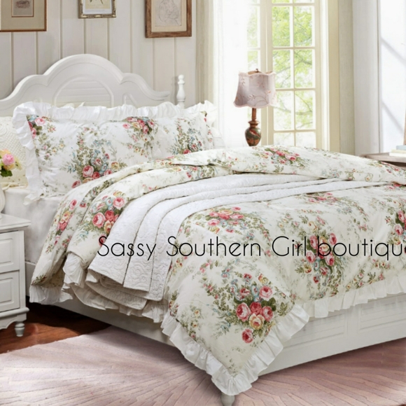 🆕⭐ Country Cottage floral cotton duvet set - Picture 6 of 13